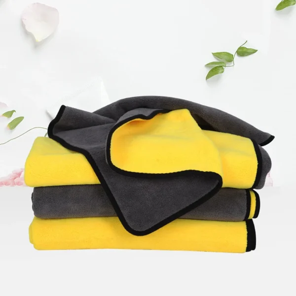HOOPET Super Large Fast-Dry Fiber Bath Towel for Dogs & Cats – Quick-Drying Pet Cleaning Towel for Hair & Washing Care