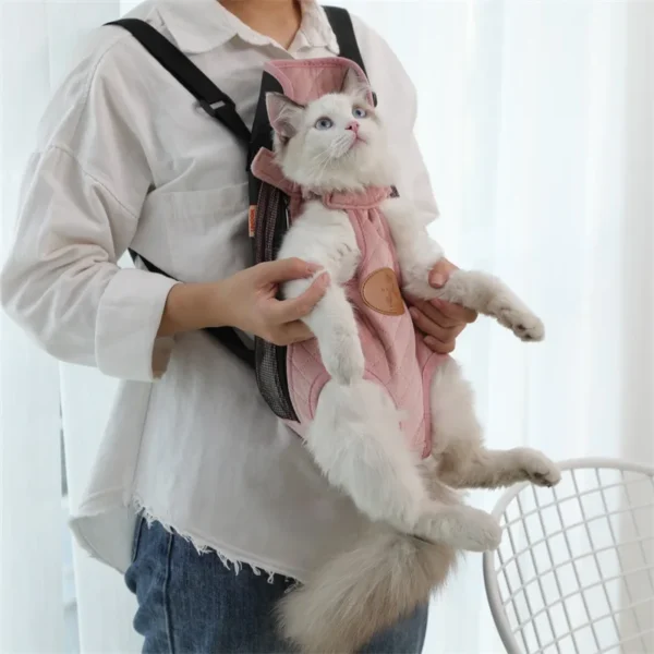 HOOPET Fashion Pet Carrier Backpack – Front Shoulder Travel Bag for Small Dogs & Cats (Chihuahua, Puppy, Kitten)