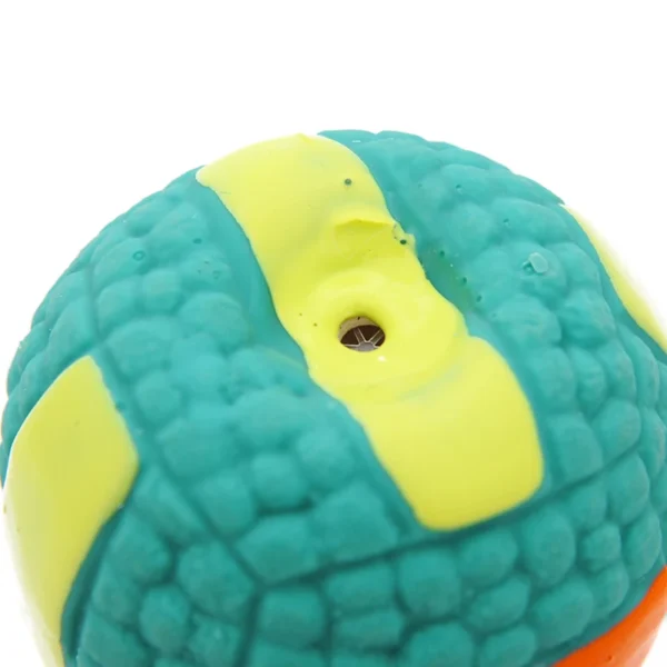 HOOPET Bite-Resistant Dog Toy Ball – Squeaky Chew Toy for Puppies, Corgis & Labradors