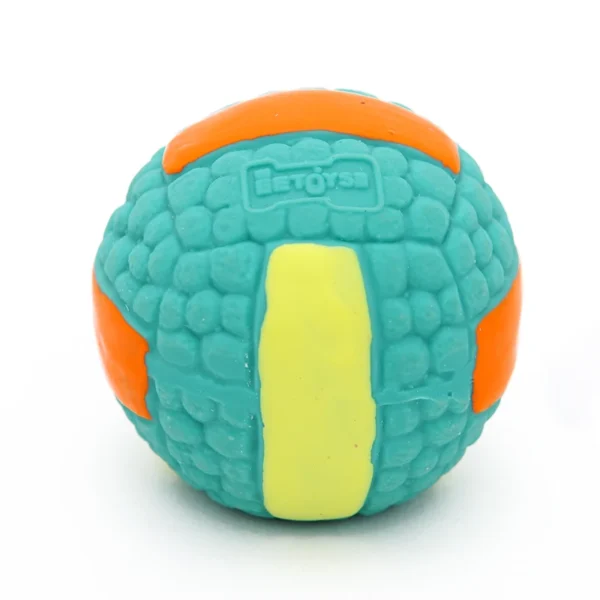 HOOPET Bite-Resistant Dog Toy Ball – Squeaky Chew Toy for Puppies, Corgis & Labradors