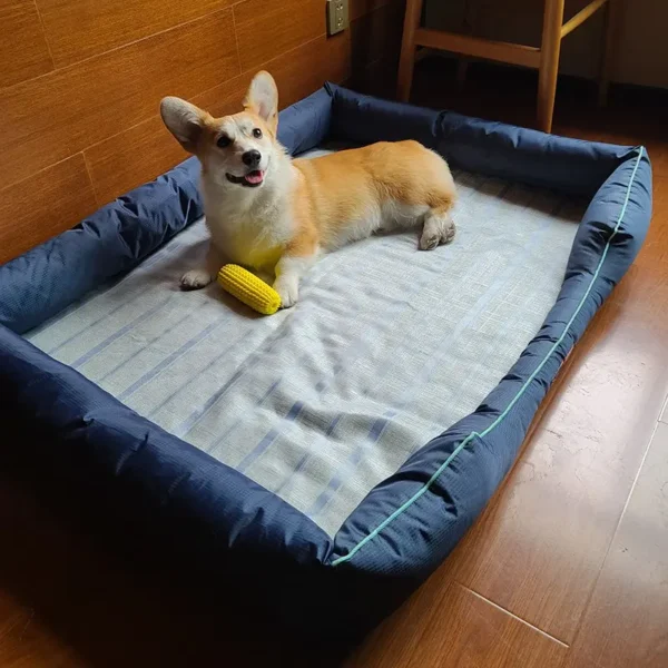 Waterproof Dog Bed for Summer & Autumn – Soft Removable Nest, XS–L Sizes, Cozy Kennel Mat for Large Dogs