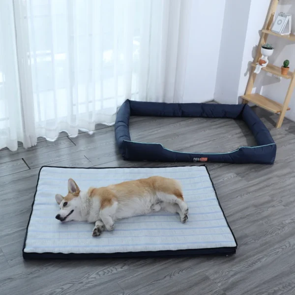 Waterproof Dog Bed for Summer & Autumn – Soft Removable Nest, XS–L Sizes, Cozy Kennel Mat for Large Dogs