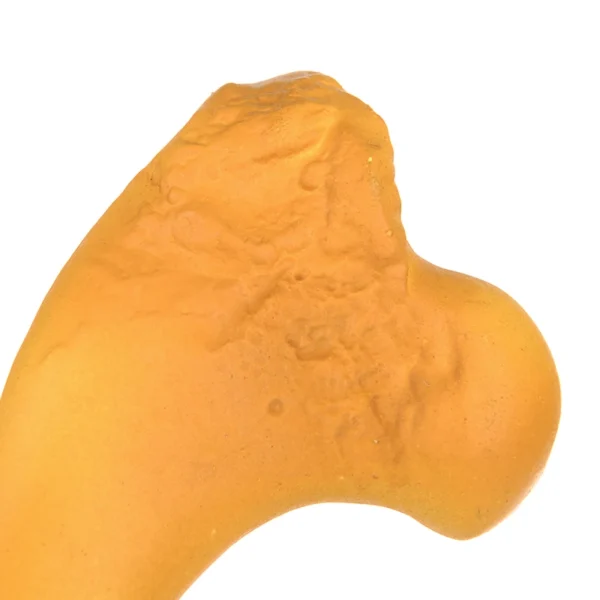 HOOPET Squeaky Chicken Dog Toy – Durable Yellow Rubber Chew Toy with Loud Sound