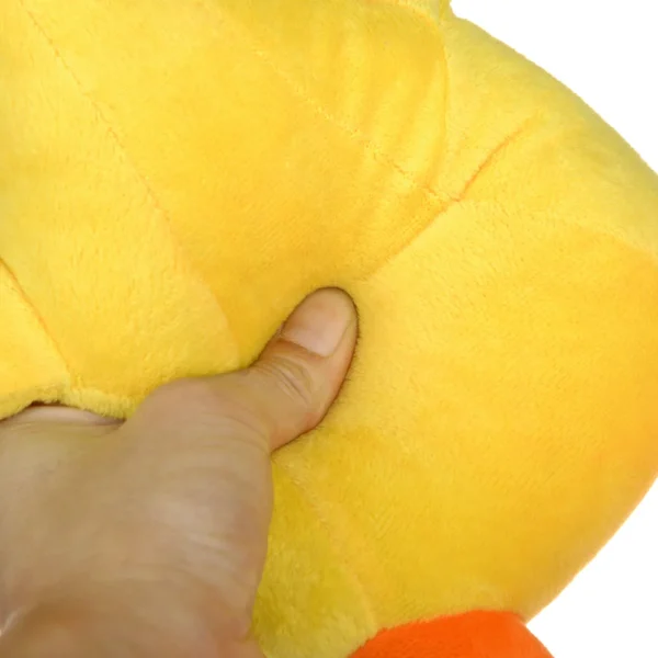 HOOPET Yellow Duck Dog Chew Toy – Funny Interactive Training Toy for Puppies & Cats
