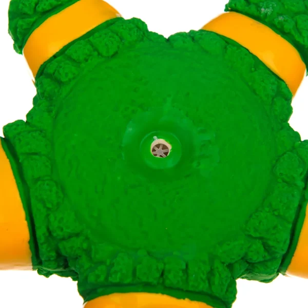 HOOPET Dog & Cat Chew Toys – Squeaky Rubber Star & Circle, Bite-Resistant