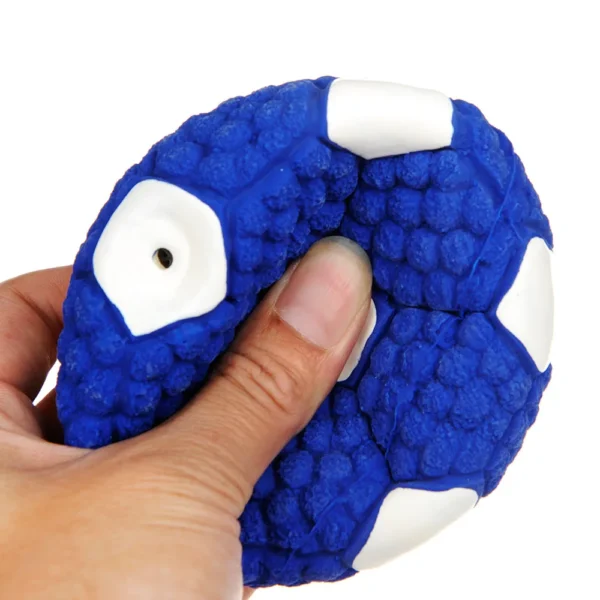 HOOPET Squeaky Dog Toy Balls – Fun Tennis & Football Design for Puppies, Teeth Cleaning Playtime