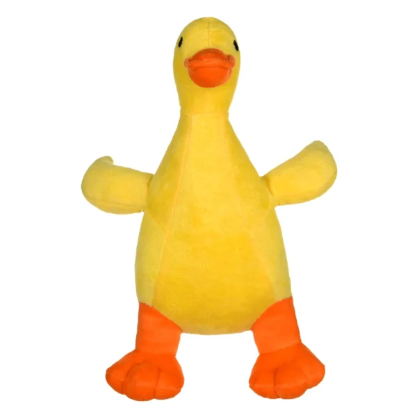 HOOPET Yellow Duck Dog Chew Toy – Funny Interactive Training Toy for Puppies & Cats