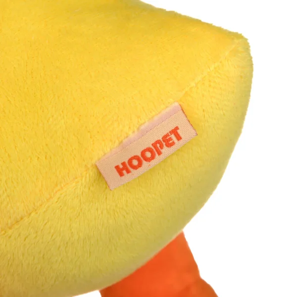 HOOPET Yellow Duck Dog Chew Toy – Funny Interactive Training Toy for Puppies & Cats