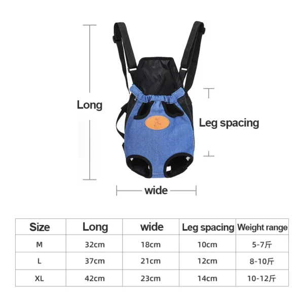 HOOPET Fashion Pet Carrier Backpack – Front Shoulder Travel Bag for Small Dogs & Cats (Chihuahua, Puppy, Kitten)