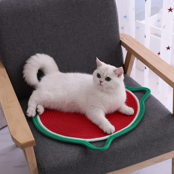 Cooling Cat & Dog Sleeping Mat – Summer Pet Mattress & Food Bowl Pad, Soft & Functional Bed