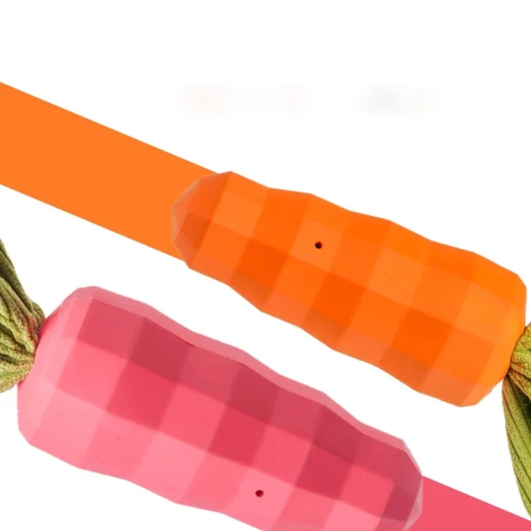 HOOPET Bite-Resistant Carrot Chew Toy – Sound Toy for Small Dogs & Puppies, Cotton & Rubber, Teeth Cleaning