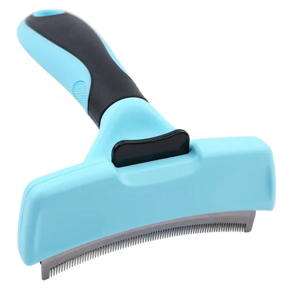 HOOPET Pet Grooming Comb – Hair Removal & Detangler Brush for Dogs & Cats with Long, Curly or Matted Fur