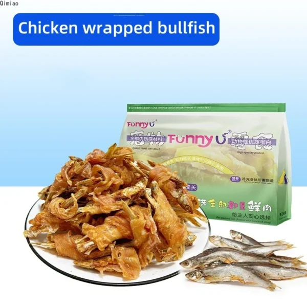 Natural Pet Jerky Treats – Chicken, Duck, Fruit & Veg Mix (250g)