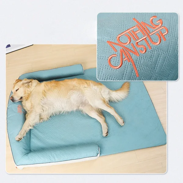 Durable Dog Sleeping Mat – Anti-Tear, All-Season Washable Bed for Large Pets