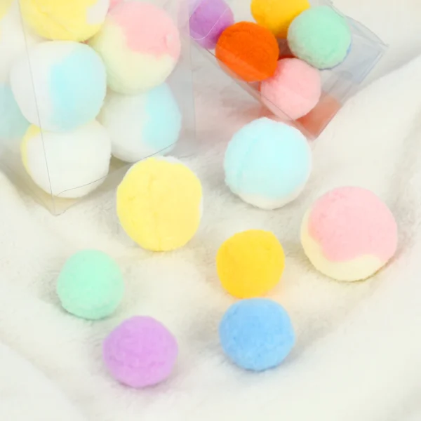 HOOPET Cat Teaser Ball Toy – Bite-Resistant, Quiet Self-Play Stick for Kittens & Cats