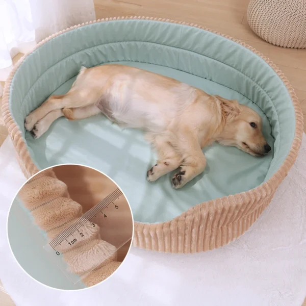 Soft Dog Bed for Medium & Large Dogs – Warm Pet Cushion Kennel House, S to XL Sizes
