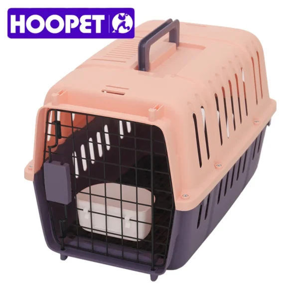 HOOPET Airline Approved Pet Travel Crate – Portable Cat & Small Dog Carrier for Car or Air Transport