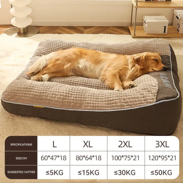 Cozy Plus Size Pet Bed Mat – Warm Sleeping Mattress for Small, Medium & Large Dogs and Cats, Soft Nest Kennel Cushion