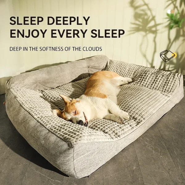 Winter Warm Pet Bed – Cozy Dog House Sofa Mattress for Small & Medium Dogs and Puppies