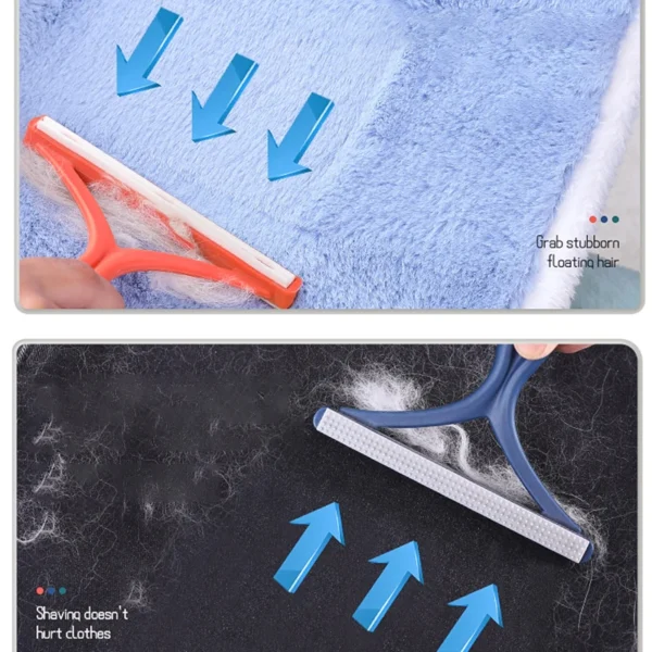 HOOPET Pet Hair Remover Brush – Reusable Scraper for Carpet, Sofa, Clothes & Bedding