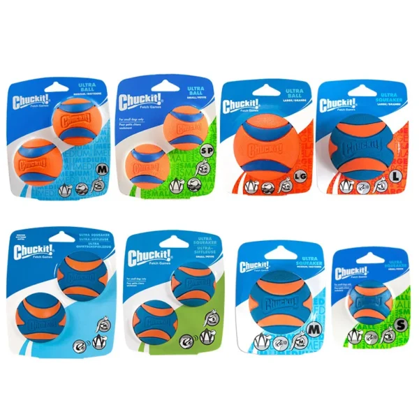 HOOPET Squeaky Rubber Ball for Dogs – Chew Toy, Elastic, Fun & Durable