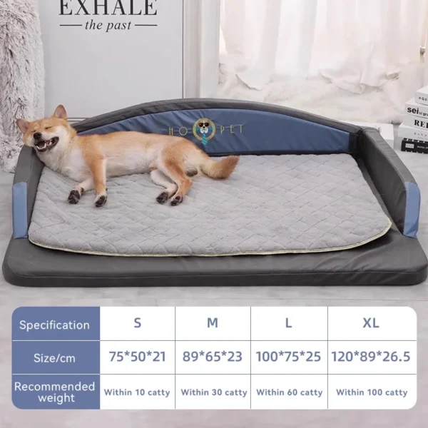 Orthopedic Dog Bed – Foam Cushion Sofa for Large Dogs, Washable & Warm Luxury Pet Bed