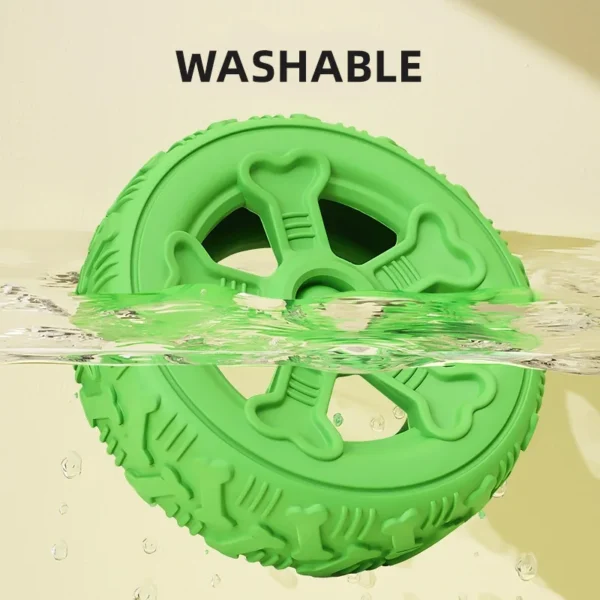 HOOPET Rubber Dog Toy – Interactive Teething Stick & Tire Feeder for Puppies