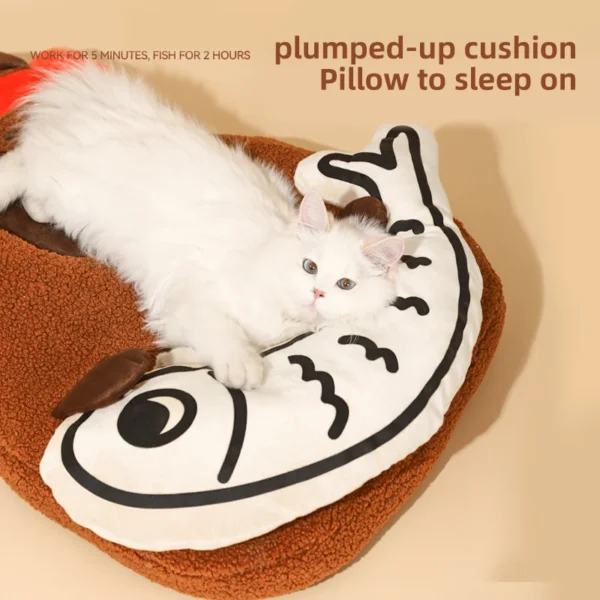 All-Season Pet Mat with Pillow – Soft, Comfortable Bed for Cats & Dogs, Universal Kennel Cushion