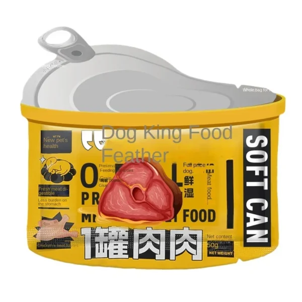 Canned Wet Dog Food – Beef & Nutrition Supplement