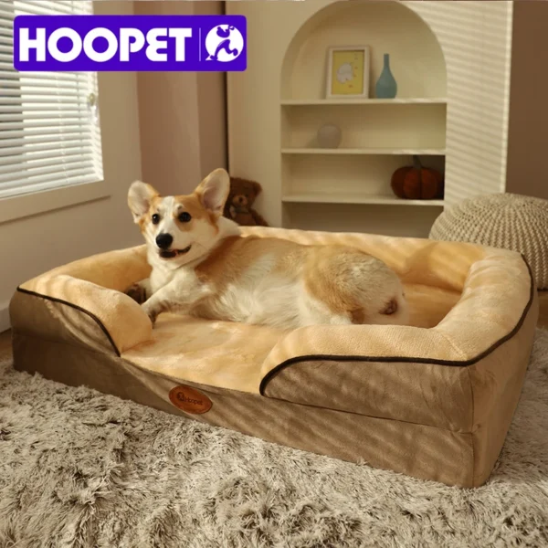 Cozy Rectangular Dog Sleeping Bed – Warm Washable Mattress Nest for Puppies, Cats & Small Dogs