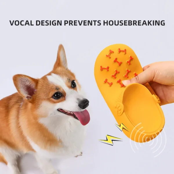 HOOPET Dog Toy – Sound Latex Slipper, Bite-Resistant Chew Toy for Puppies & Large Dogs