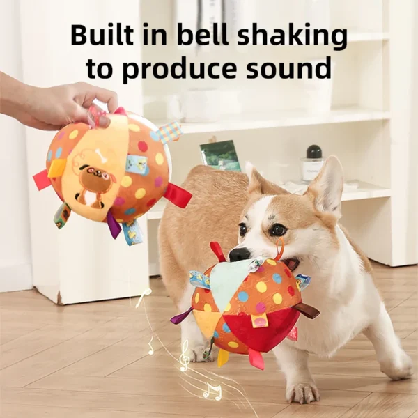 HOOPET Interactive Dog Soccer Ball – Durable Inflated Football Toy for Outdoor Play & Training
