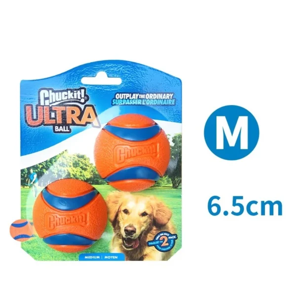 HOOPET Squeaky Rubber Ball for Dogs – Chew Toy, Elastic, Fun & Durable