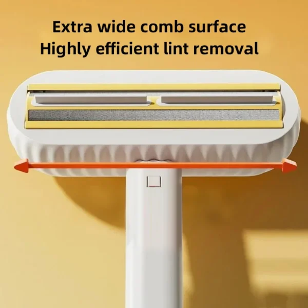 HOOPET Electrostatic Pet Hair Remover – XL Debris Chamber & 40cm Extendable Handle for Beds, Carpets, and Furniture