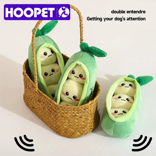 HOOPET Interactive Squeaky Dog Toy – Durable Chew & Sniffing Enrichment for Puppies, Corgis & Small Breeds