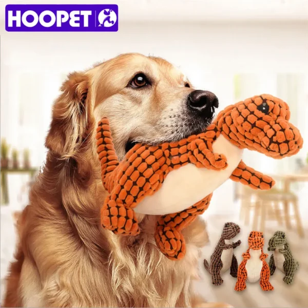 HOOPET Sound Dog Toy – Bite-Resistant Molar Chew Toy for Teddy & Puppies, Interactive Pet Play