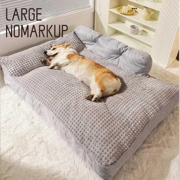 Cozy Pet Sleeping Bed – Warm Nest Mat for Cats and Medium to Large Dogs, Soft Cushion Kennel Pad