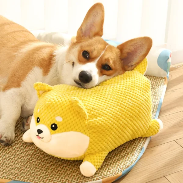 HOOPET Squeaky Plush Pig Toy – Interactive Chew Toy for Dogs & Cats