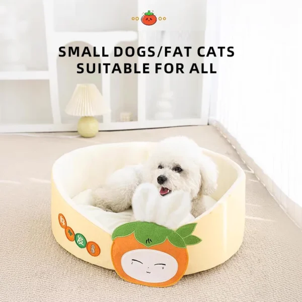 All-Season Large Cat Bed – Summer Cooling Nest, Kitten Sofa Kennel, Universal Pet Sleeping Mat