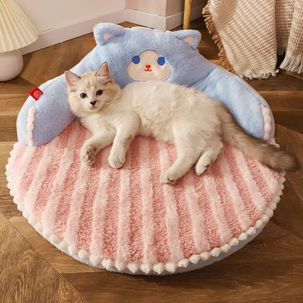 Durable Cat Bed & Pet Cushion – Removable Sleeping Mat for Small and Medium Dogs & Cats