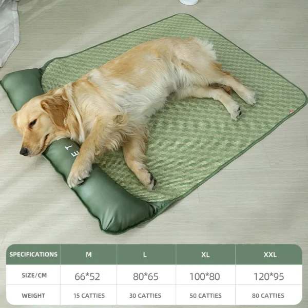 Summer Cooling Pet Mat – Breathable Ice Cushion for Dogs & Cats, Comfortable Sleep Pad for Small to Large Pets