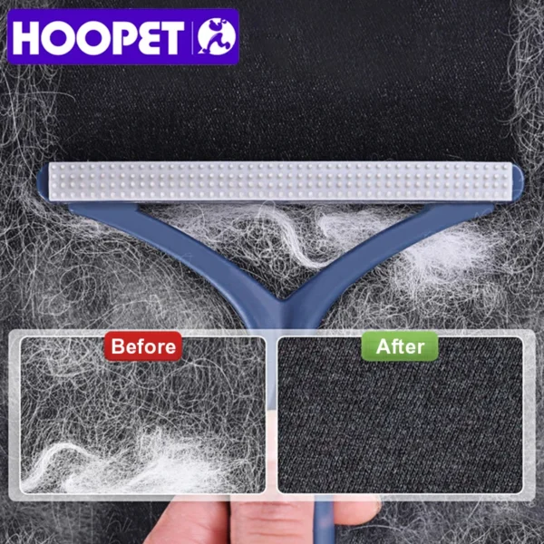 HOOPET Pet Hair Remover Brush – Reusable Scraper for Carpet, Sofa, Clothes & Bedding