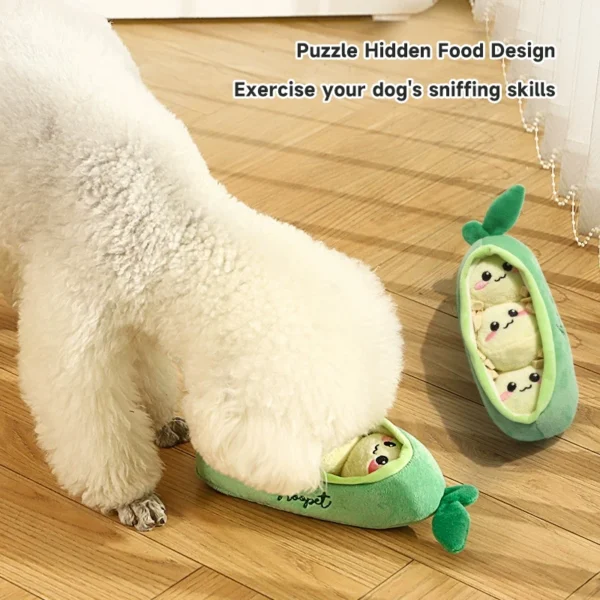 HOOPET Interactive Squeaky Dog Toy – Durable Chew & Sniffing Enrichment for Puppies, Corgis & Small Breeds