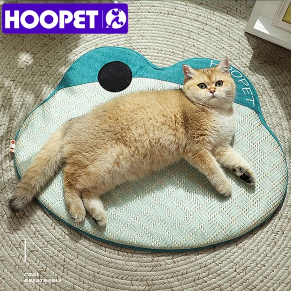 Frog-Shaped Pet Cooling Mat – Breathable Ice Blanket for Cats & Dogs, Summer Floor Mat for Comfortable Sleep