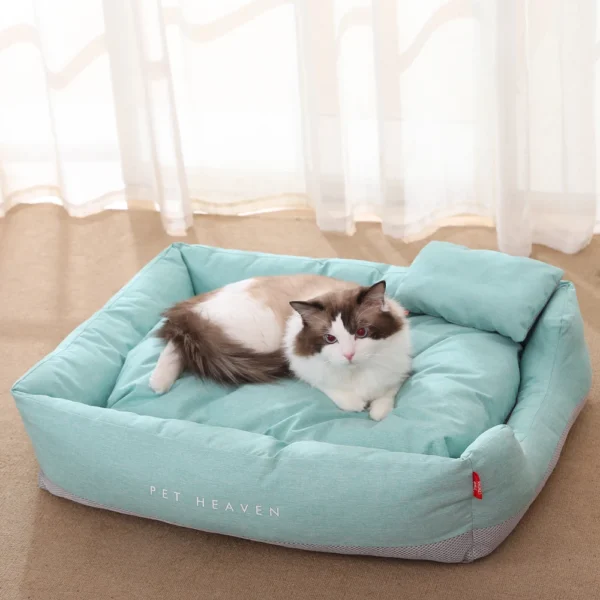 Four Seasons Cat & Dog Bed – Universal Sleeping Pad for Cats, Corgis & Small Pets, Cozy Kennel Mattress