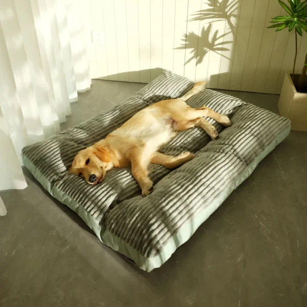 3XL Large Dog Bed – Removable & Washable Winter Floor Mat, All-Season Pet Sleeping Pad, Universal Kennel Cushion"