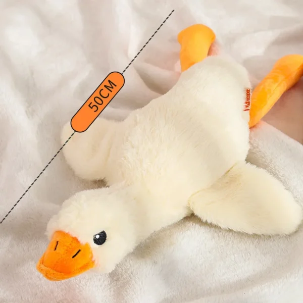 HOOPET Plush Duck Dog Toy – Durable Squeaky Chew Toy for Teething & Interactive Play