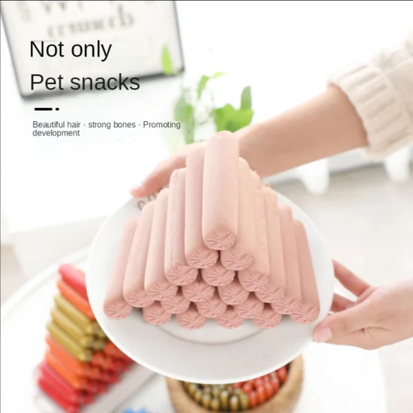 Dog & Puppy Ham Sausages – Training Treats for Dogs & Cats