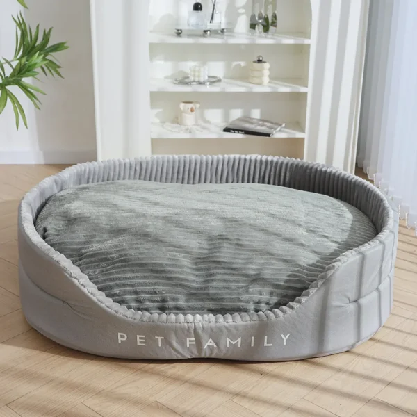 Soft Dog Bed for Medium & Large Dogs – Warm Pet Cushion Kennel House, S to XL Sizes