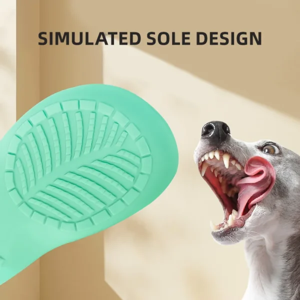 HOOPET Dog Toy – Sound Latex Slipper, Bite-Resistant Chew Toy for Puppies & Large Dogs